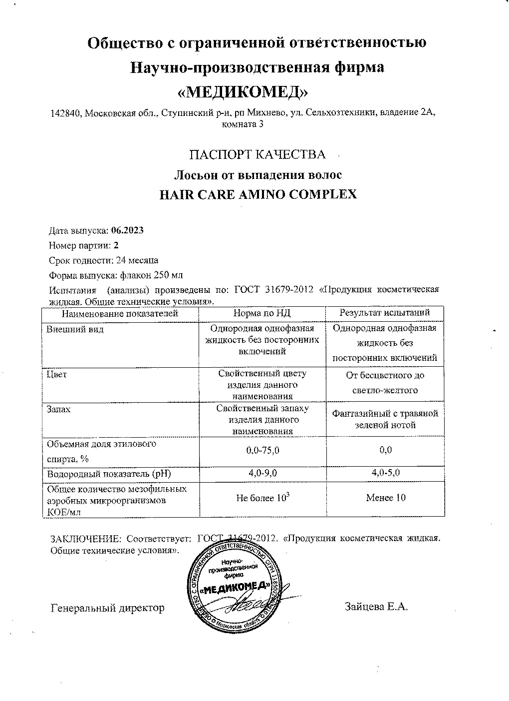 Паспорт №062023